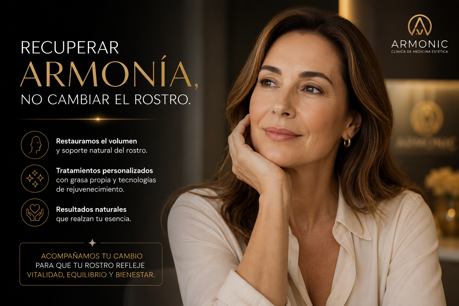 Recuperar armonía facial sin cambiar la identidad del rostro